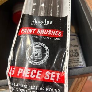 New Angelus Red Bottom Restoration - Black & Red